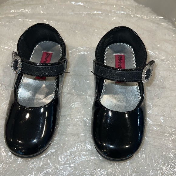 Girls 9c Sparkle Strap Dress Shoes - Picture 2 of 7